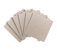 HOODANCOS Lot de 6 Plaques de Mica Universelles pour Four à Micro-Ondes Accessoire de Réparation Résistant à Haute Température Couvercle de Guide d'Ondes Compatible pour Micro-Ondes