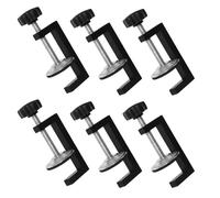 HOODANCOS Lot de 6 Serrage-Joints en G Métalliques pour Travail du Bois Pince de Cadre de Façade Petite Taille 95 X 38 X 10 MM Serrage Précis pour Menuiserie Atelier et Bricolage