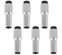 HOODANCOS Lot de 6 Vis de Réglage Coaxiales en Alliage Aluminium pour Tendeurs de Câble de Frein Vélo, Ajusteur de Barillet de Dérailleur Compatible VTT, Route et Vélo Pliant, Outil Précis