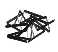 HOODANCOS Lot de 8 Pinces à Nappe en Acier Inoxydable Clips Résistants Vent pour Fixation de Table de Camping, Jardin et Salle à Manger en Extérieur, Grandes Pinces Triangulaires