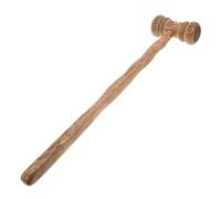 HOODANCOS Maillet Avocat Bois Maillet Bloc Sonore pour Avocat Marteau De Vente Aux Enchères Portable