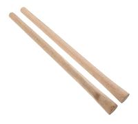 HOODANCOS Manches en Bois pour Outils De Jardin 2 Pcs Manche De Houe Et Pelle 50-51 Cm, Bois Dur Rond, Antidérapant, Remplacement pour Outils à Main Jardinage