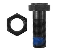 HOODANCOS Manchon D'essieu de Fauteuil Roulant en Métal Noir, Récepteur de Roue Installation Rapide Bruit, Accessoire de Réparation pour Fauteuil Roulant Manuel