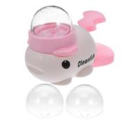 HOODANCOS mangeoire pour Animaux de Compagnie interactif mangeoire d'enrichissement pour Chien Distributeur Alimentaire pour Chiens Traiter Distributeur avec Bouton Rose