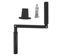 HOODANCOS Manivelle de Fenêtre en Aluminium Noir Accessoire Pratique et Solide pour Manuelle des Fenêtres et Stores Roulants en de Vie et Balcons