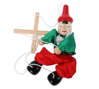 HOODANCOS Marionnettes à Fils Bois pour Jouets Amusants Forme de Clown pour Jeu de Rôle Animations de Fête Développe la Créativité et Imagination Couleur Aléatoire