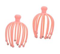 HOODANCOS Masseur de Tête Portatif 2Pcs Outil de Massage du Cuir Masseur de Griffes Ergonomique Relaxation Détente Musculaire Circulation Sanguine