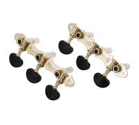 HOODANCOS Mécaniques D’accordage Guitare Classique et Ukulélé en Métal, Lot de 3 Set de Boutons Ouverts, Précision Stable pour Cordes Acoustiques, Accessoires Remplacement pour Guitare Folk