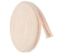 HOODANCOS Mèches pour Lampes à Pétrole 4 M Rouleau Coton Tressé 25 CM Largeur Mèches de Rechange pour Brûleurs à Huile Paraffine Fabrication de Bougies Maison Éclairage Lanternes