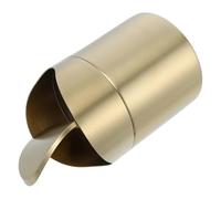 HOODANCOS Mini Poubelle de Bureau en Acier Inoxydable 304 Doré avec Couvercle à Ouverture Pivotante Petit Conteneur de Déchets Compact Cuisine Salle de Bain et Bureau Poubelle de