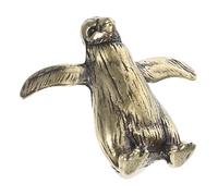 HOODANCOS Mini Statue Petit Oiseau en Laiton Massif Figurine Décorative Vintage pour Bureau et Maison Cadeau Miniature pour Collectionneurs et Décoration de Noël