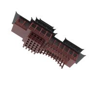 HOODANCOS Miniature Arche décorative pour Aquarium et Jardin Statue Asiatique Plastique modèle Architecture Chinoise Ancienne pour bonsaï et Paysage Aquatique