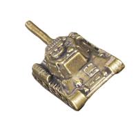 HOODANCOS Modèle de Char d'assaut de L'armée, Statue de Char Vintage, Mini, Laiton, Décoration de Bureau, Sculpture Décorative, Collection pour Garçons et Hommes, Bureaux et Événements
