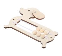 HOODANCOS Modèle de Perles de Calcul Éducatif en Bois Beige pour École et Éducation Préscolaire Compétences Cognitives et Pensée Critique