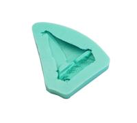 HOODANCOS Moule à Fondant Silicone Flexible Vert 2pcs de Voilier pour Biscuits et Chocolat Antiadhésif DIY Pâtisserie et Décoration de Gâteaux