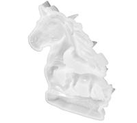 HOODANCOS Moule en Silicone Flexible pour Résine Époxy de Cheval, Outil de Bricolage Artisanal Réutilisable, Moule pour Décoration de Table Thème Chevaux, Résistant la Déchirure, Lavable,