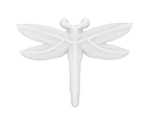 HOODANCOS Moule en Silicone Libellule pour Loisirs Créatifs, Blanc, Souple et Résistant, Sculpture 3D, pour Résine et Plâtre, Création Artisanale, Présent Noël, Décoration Intérieure