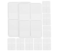 HOODANCOS Onglets Adhésifs Index Autocollants Recto-Verso 1 Pouce 80 Pages par Jeu 10 Jeux Blancs pour Cahiers Dossiers et Documents Marque-Pages Inscriptibles et Repositionnables pour