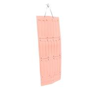 HOODANCOS Organisateur Mural XL Feutre Rose pour Pinces à Cheveux et Accessoires Coiffure Pochette Suspendue Rangement Pratique pour Barrettes et Nœuds Support de Rangement pour Femmes et