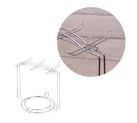 HOODANCOS Organisateur Tasse et Assiette Acier Inoxydable Support Multifonction pour Tasses et Petites Assiettes Rangement Vertical pour Cuisine Bureau et Salle à Manger Finition Argentée