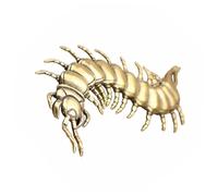 HOODANCOS Ornement de Centipède Laiton Antique Décoration Créative pour Maison Accessoire Décoratif Élégant Idée Cadeau Papa Noël et Fête des Pères