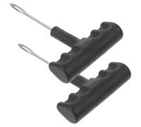 HOODANCOS Outil Réparation Pneu Voiture 2 Pièces Conception Vide Poignée Ergonomique pour Intervention Rapide en Cas de Crevaison