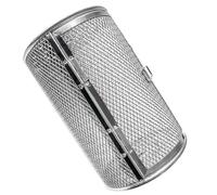 HOODANCOS Panier Rôtissoire Acier Inoxydable avec Porte Rotative pour Four et Airfryer Fruits Secs Noix Viande Grillée