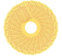 HOODANCOS Papier pour Offrandes Pcs pour Ancêtres des Culte 900 Jaune de Sacré Utilisé Cérémonie Funéraire Jour de Balayage des Tombes
