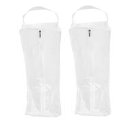 HOODANCOS Paquet à Chaussures de Marche Transparent, Grand Format 28x20x48 Cm, Lot de 2 Paquet de Rangement Anti-poussière pour Bottes Hautes et Basses, Pochette de Protection Polyvalente