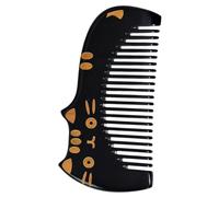 HOODANCOS Peigne Large Démêloir Corne Naturelle pour Garçon Fille Dents Larges Confortables Peigne de Voyage Portable Massage Du Chevelu Antistatique Cadeau pour Femmes et Hommes