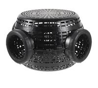 HOODANCOS Piège à crabes en Plastique Durable, nasse à anguilles et crevettes, Filet de pêche Compact 4 entrées, matériel de pêche léger pour rivière et mer, Capture Efficace de homards et écrevisses