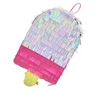 HOODANCOS Piñata de Glace D’été Suspendue, Décoration de Fête Anniversaire Remplie de Bonbons, Accessoire Ludique pour Animation Garçon et Filles, Décoration Colorée et Festive