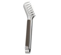 HOODANCOS Pince Alimentaire 1 PC en Acier Inoxydable Résistante Chaleur, Pince de Service Robuste Argenté pour Pâtes et Buffet en Restaurant ou Fête