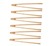 HOODANCOS Pinces Montessori en Bois pour Garçon et Filles 6Pcs Outils Éducatifs de Motricité Fine Développement Sensoriel et Concentration Jouets d'apprentissage à la Maison
