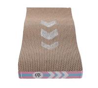 HOODANCOS Planche à Gratter pour Chat en Sisal Ondulé Interactif Anti-Stress Piste de Jeu Combinée Griffoir Solide pour Intérieur pour Exercice et Entretien des Griffes