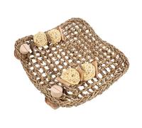 HOODANCOS Planche à Griffer en Bois Naturel pour Lapin, Chinchilla et Cochon D’Inde - Tapis de Protection pour Cage, Coussinets pour Pattes D’Animaux, Accessoire Solide pour Soin des Ongles