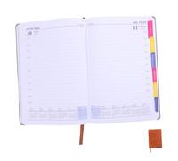 HOODANCOS Planner Soft Cover PU Journal Weekly Monthly Appointment Book With Habit Tracker For Daily Scheduling And School Agenda