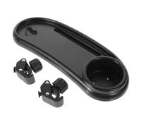 HOODANCOS Plateau à Goûter Pour Poussette Avec Porte-gobelets Plateau De Rangement Pour Aliments Amovible Et Stable