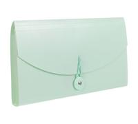 HOODANCOS Pochette à Soufflets B6 pour Factures et Reçus, Organisateur de Billets Poches Plastifiées, Dossier de Rangement Bureau Bleu, Accessoire de Classement Pratique Couleur Aléatoire