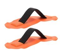HOODANCOS Poignée de Bateau en Caoutchouc Orange 10X26 CM Lot de 2 Poignées Adhésives Universelles pour Kayak Gonflable Paddle Annexe - Accessoire Marin Pratique et Sécurisé pour