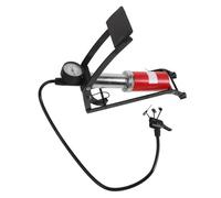 HOODANCOS Pompe à Pied pour Pneus de Voiture et Vélo Gonfleur Haute Pression Baromètre Intégré Pédale Antidérapante Convexe Usage Polyvalent pour Motos Ballons et Bateaux Pneumatiques