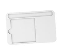 HOODANCOS Porte-Bloc Mémo Adhésif Sublimation pour Bureau et Maison Support MDF Personnalisable pour Notes Autocollantes Plateau de Mémos Blanc Simple Face Compatible Transfert Thermique