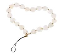 HOODANCOS Porte-clés Téléphone Perles Cœur Chaîne Fausse Multifonction Portable Compatible Étui Accessoire Pratique et Décoratif