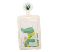 HOODANCOS Porte-nom Transparent avec Design Flexible Étanche Et pour Identité De Travail Badges Étudiant Transport