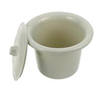 HOODANCOS Pot de Chambre Adulte avec Couvercle, Plastique Haute Densité, Grosse Capacité 2L, Urinoir Unisexe pour Maison, Hôpital et Soins à Domicile, Crachoir Anti-Déversement