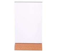 HOODANCOS Présentoir de Table A6 en Acrylique Transparent Porte-Menu Vertical à Fond Incliné Support Publicitaire pour Menus et Affiches pour Commerces Restaurants et Événements