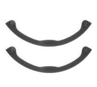 HOODANCOS Protège-Bord pour Snowboard en Caoutchouc Noir Léger Absorption de Choc, Lot de 2 Bandes Arcées pour Entraînement et Voyage