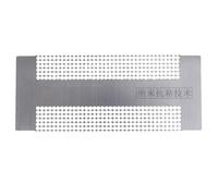 HOODANCOS Règle Point à Point Acier Inoxydable pour Peinture Diamant Outil Double Rangée pour Aligner et Fixer Strass Accessoire Précis pour Broderie Diamant DIY à Domicile