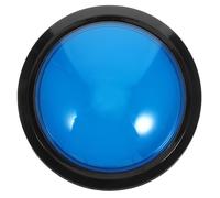 HOODANCOS Répondeur Électronique Buzzer de Réponse Jeu avec Gros Bouton Bleu Lumineux, Interrupteur à Deux Pattes, sans Pile, Éducatif pour Activités en Groupe et Quiz Couleur Aléatoire