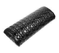 HOODANCOS Repose-mains pour Nail Art en Pu Noir Forme Cœur Amour, Coussin de Manucure Chic et Simple pour Réduire la Fatigue des Mains Lors D'applications à Domicile